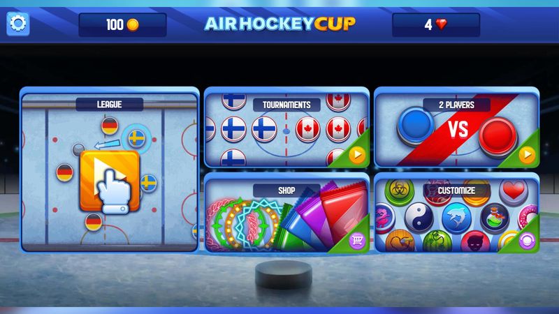 Screenshot of Air Hockey Cup | 2