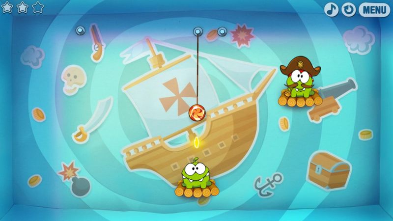 Screenshot of Cut The Rope: Time Travel | 2