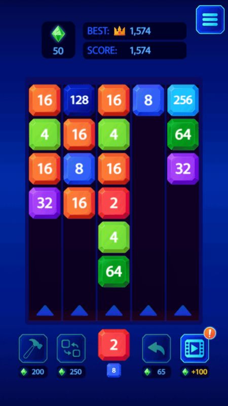 Screenshot of 2048 X2 Legend | 3